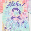 T-shirt manches courtes coton Stitch multicolore fille
