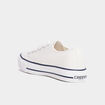 Tennis en toile à lacets Creeks blanc femme