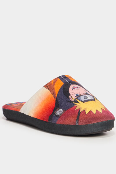 Chaussons mules Naruto multicolore gar&ccedil;on