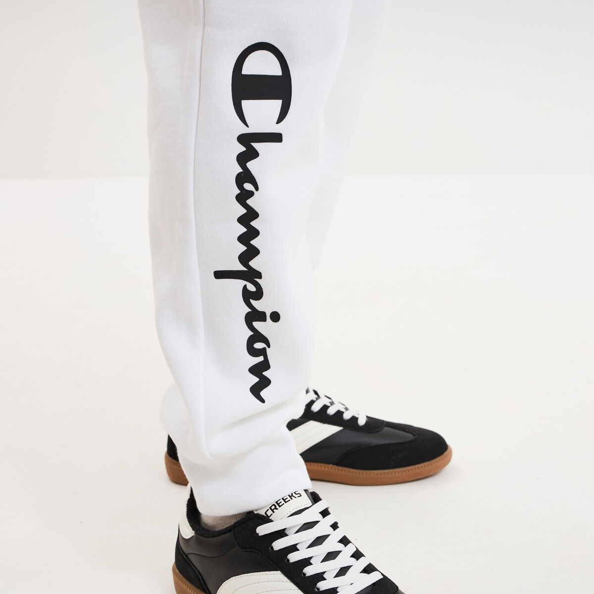 Pantalon de jogging &eacute;lastiqu&eacute; Champion blanc homme