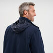 Parka 3-en-1 d&eacute;perlante bleu fonc&eacute; homme