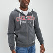 Sweat zippé à capuche Creeks gris foncé homme