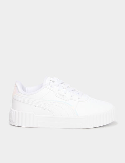 Tennis basses à lacets Puma mauve fille