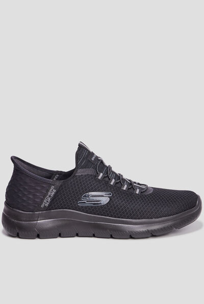 Baskets running mémoire forme Skechers noir homme