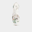 Sandales compensées brides croisées multicolore femme
