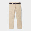 Pantalon cargo ceintur&eacute; Trappeur marron cognac homme