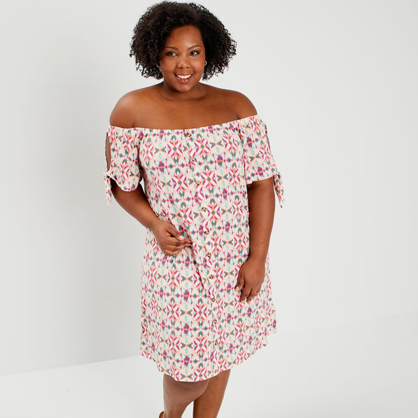 robe courte evasee fluide boutonnee orange clair femmegt Robe courte évasée fluide boutonnée orange clair femme grande taille