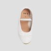 Ballerines irisé à bride blanc fille
