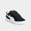 Baskets basses &agrave; lacets en cuir Puma noir gar&ccedil;on