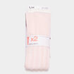 Lot 2 collants avec motif relief coton rose fille