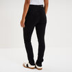 Jeans slim taille haute denim noir femme