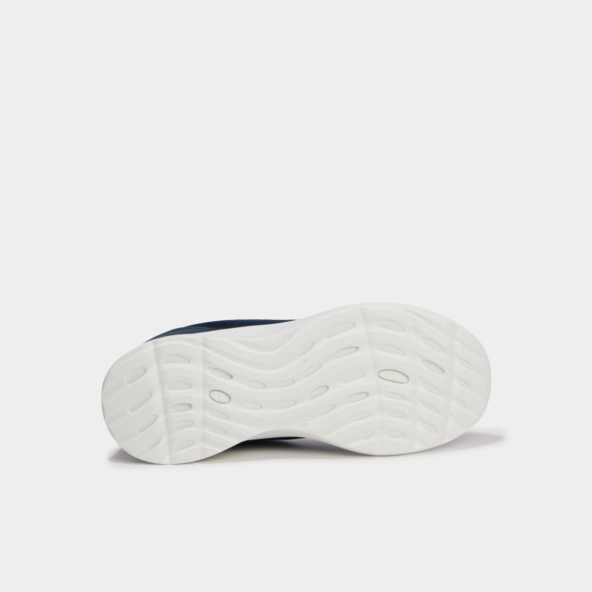 Baskets running &agrave; lacets bleu marine fille