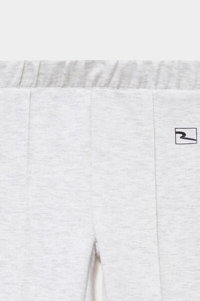 Pantalon de jogging bootcut stretch gris clair fille