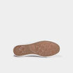 Tennis montantes &agrave; lacets en toile marron fonc&eacute; femme