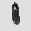 Baskets running à lacets Kappa Myagi noir garçon