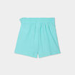 Jupe-short droite bleu turquoise fille