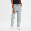 Pantalon droit 7/8ème coton bleu femme