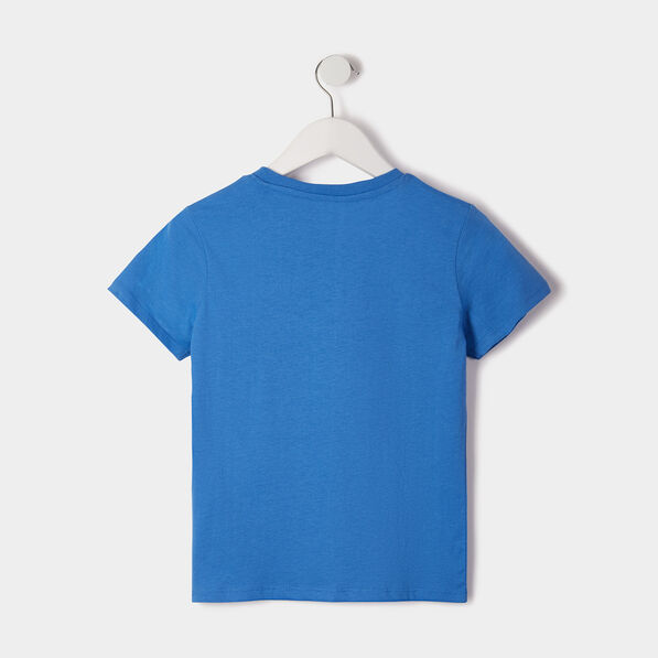 T-shirt à manches courtes bleu garçon