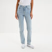 Jeans regular 5 poches coton denim double stone femme