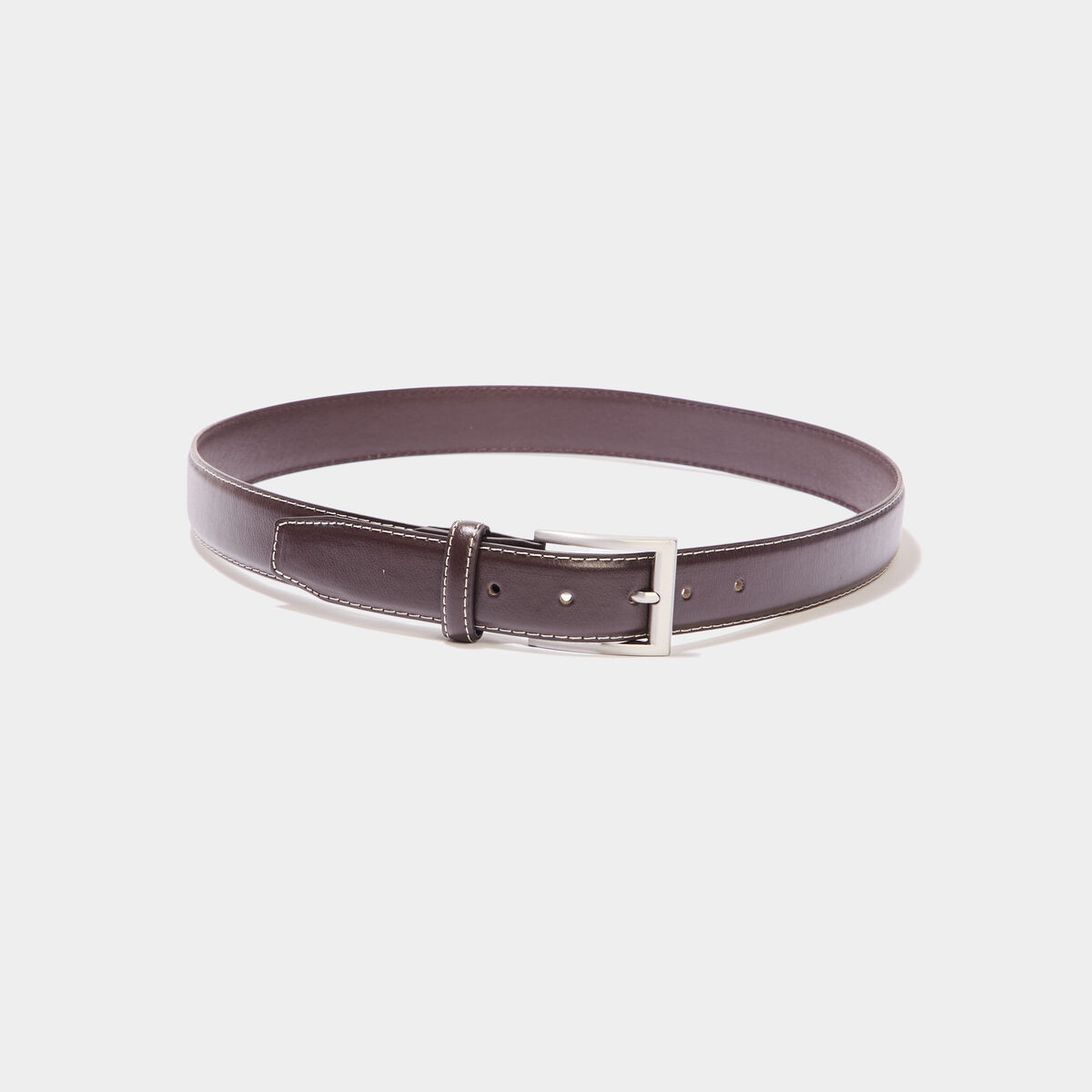 Ceinture marron foncé homme