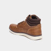 Bottines montantes &agrave; lacets marron homme