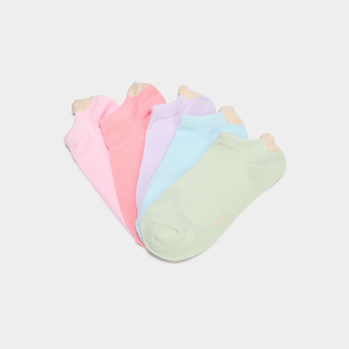 Lot 5 paires de socquettes multicolore fille
