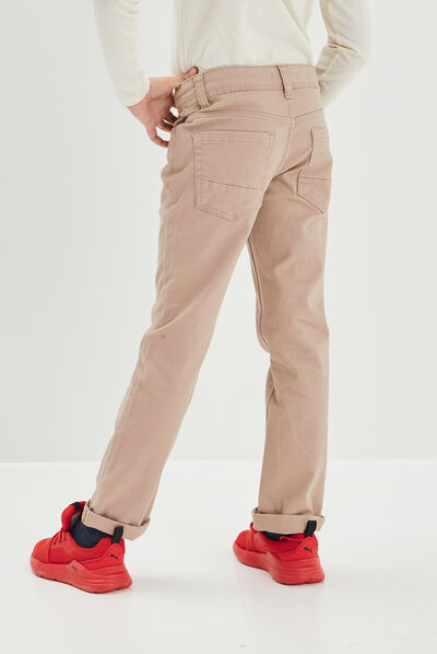 Pantalon regular sable garçon