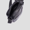 Sac rectangulaire bandouli&egrave;re noir homme