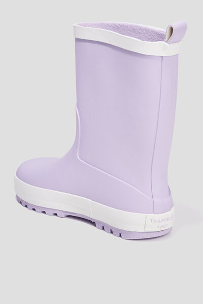 Bottes de pluie Trappeur parme fille