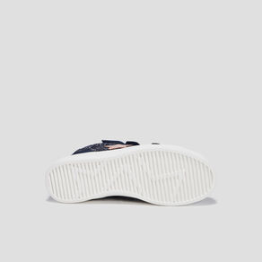 baskets montantes a scratchs bleu marine fille Baskets montantes à scratchs bleu marine fille