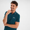 Polo avec broderie poitrine coton Creeks bleu canard homme