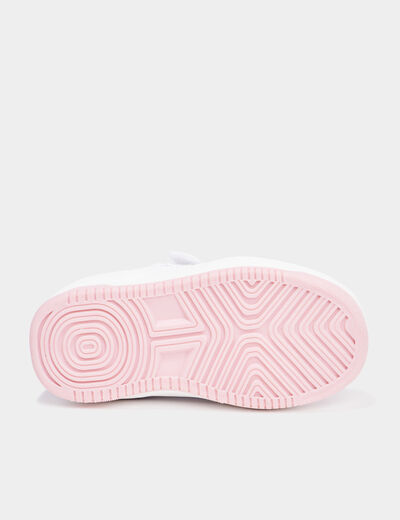 Tennis basses &agrave; scratchs multicolore b&eacute;b&eacute; fille