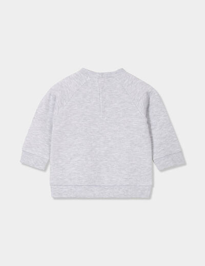 Ensemble 3 pièces avec bonnet coton gris clair mixte