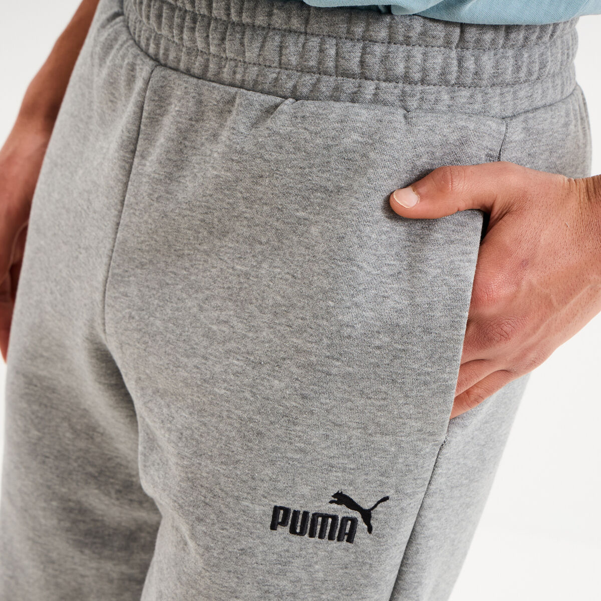 Pantalon de jogging droit Puma gris homme