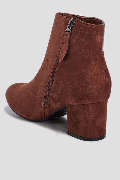 Bottines à talons marron femme