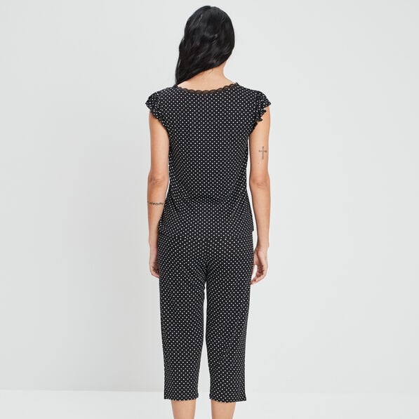 ensemble pyjama 2 pieces noir femme Ensemble pyjama 2 pièces noir femme