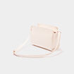Sac en bandoulière rectangulaire blanc femme