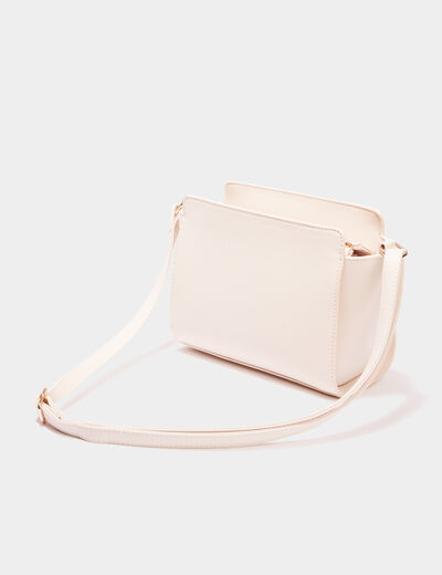 Sac en bandoulière rectangulaire blanc femme