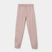 Pantalon de jogging molletonn&eacute; marron clair femme