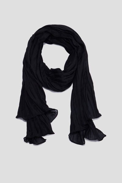 Foulard noir femme