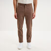 Pantalon chino slim taupe homme