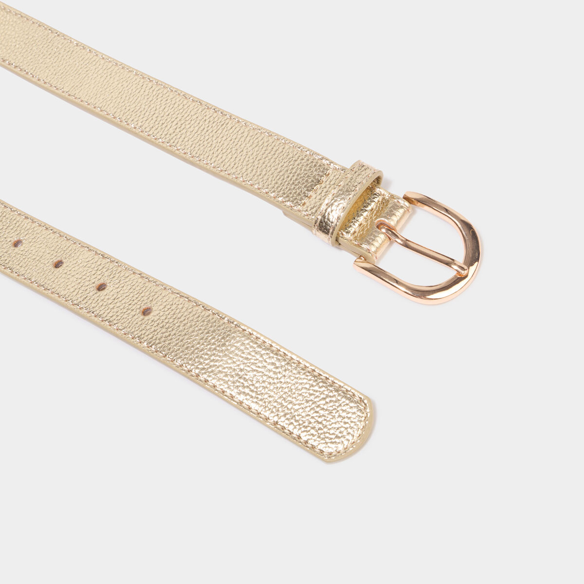 Ceinture couleur or femme