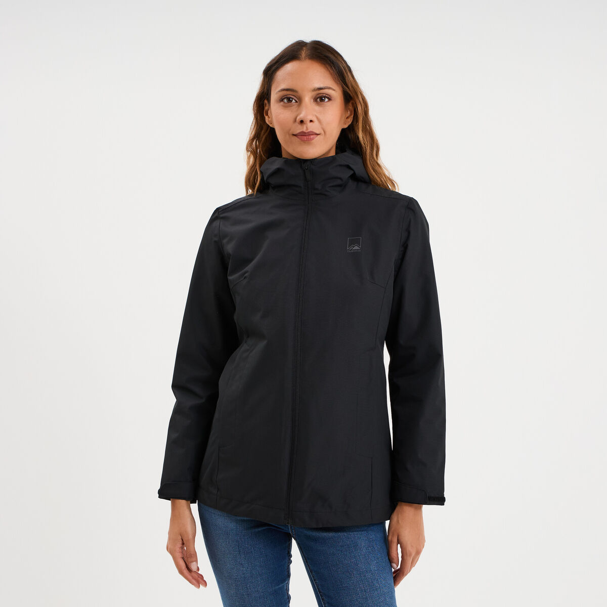 Parka 3-en-1 chaude et imperm&eacute;able noir femme