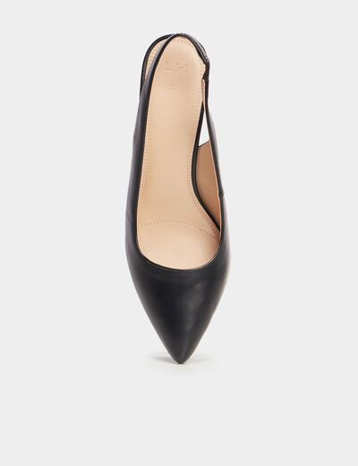 Escarpins à talons bouts pointus noir femme