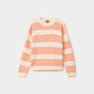 Pull col rond manches longues ecru femme