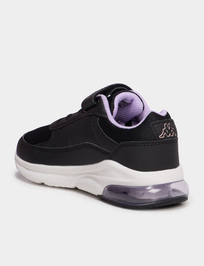 Baskets running &agrave; scratchs Kappa multicolore fille