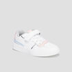 Tennis basses à scratchs Creeks Iconic blanc fille