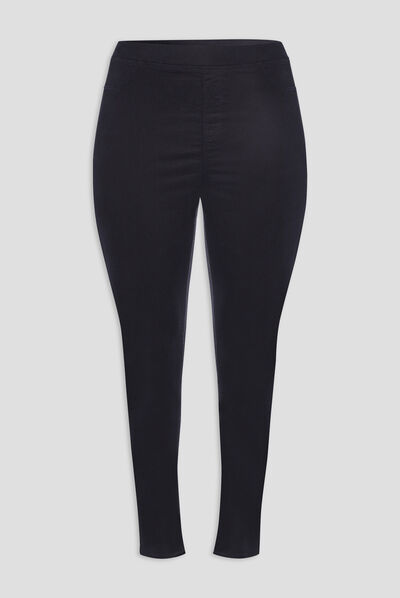 Jegging noir femme grande taille