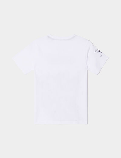 T-shirt manches courtes One Piece blanc garçon