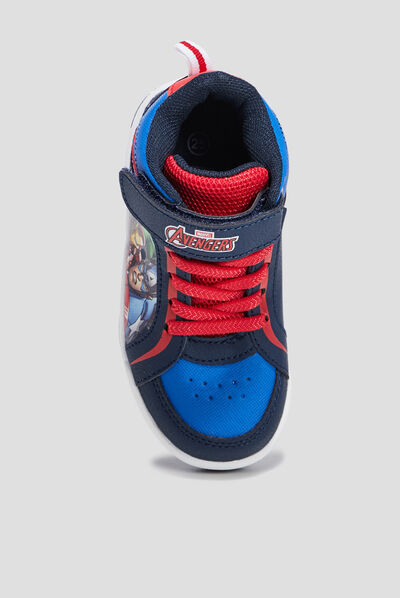 Baskets montantes Avengers bleu garçon
